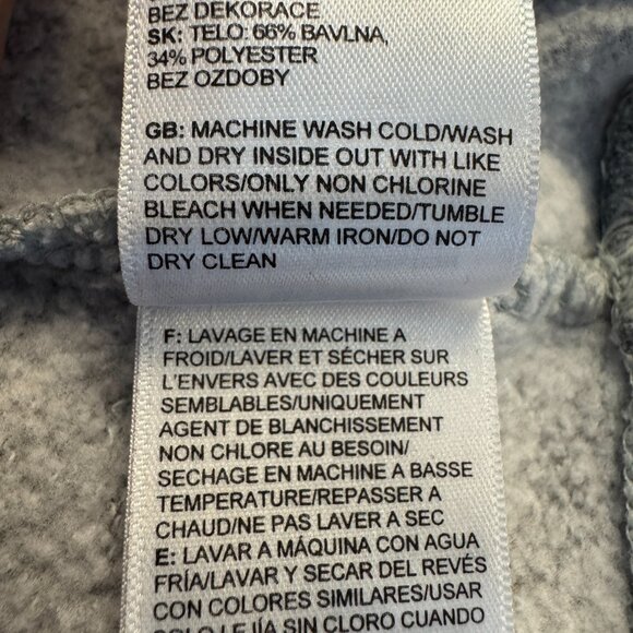 The North Face Half Dome Pullover Hoodie Mens Large Gray Kangaroo Pocket Logo - Picture 10 of 11